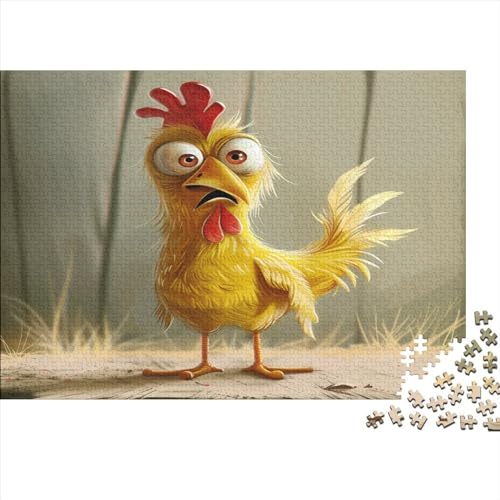 Cock Puzzle mit 1000 Teilen, Lernspiele, 1000 Teile Puzzle für Erwachsene, unmöglich, intelligentes Puzzle, Geschenk für alle Erwachsenen, 1000 Stück (75 x 50 cm) von NGCZL9FGD