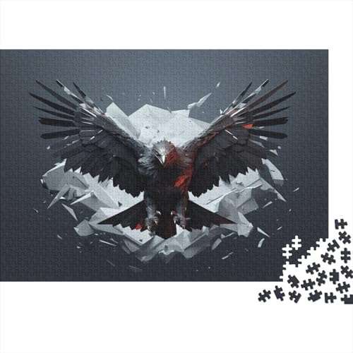 Eagle Puzzle mit 1000 Teilen für Erwachsene, 1000-teiliges Puzzle für die Heimdekoration, Familienpuzzle zum Dekorieren von Geschenken, anspruchsvolles Spiel 1000 Stück (75 x 50 cm) von NGCZL9FGD