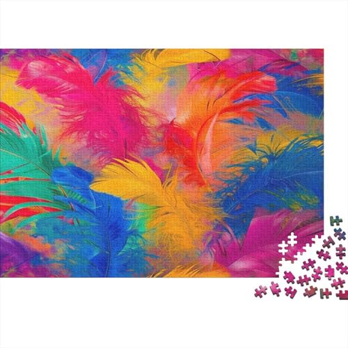 Feather Puzzles, Puzzle 1000 Teile, Puzzle für Erwachsene, Puzzle Landschaften, hochwertiges Druckpuzzle, 1000 Stück (75 x 50 cm) von NGCZL9FGD