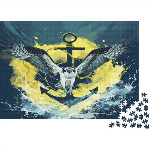 Fishhawk Puzzle Erwachsene 1000 Teile anspruchsvolle Puzzlespiele Rätsel unmöglich Geschenkidee für Erwachsene Wanddekoration des Rahmens 1000 Stück (75 x 50 cm) von NGCZL9FGD