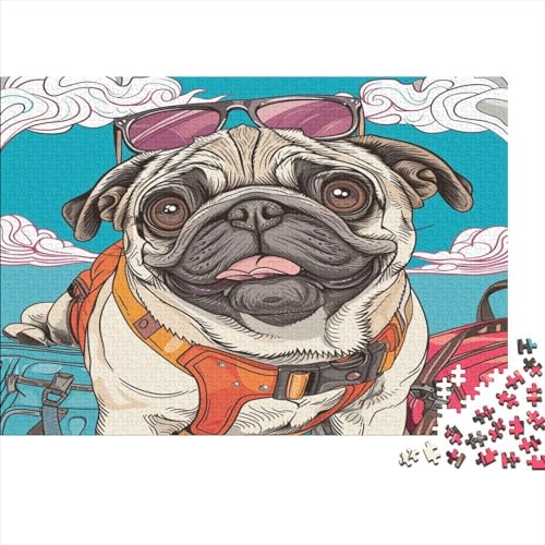 French Bulldog Puzzle Für Erwachsene 1000 Teile Lernspaß 1000 Teile Puzzle Für Erwachsene Geeignet Für Erwachsene Anspruchsvolles Puzzlespiel 1000 Stück (75 x 50 cm) von NGCZL9FGD