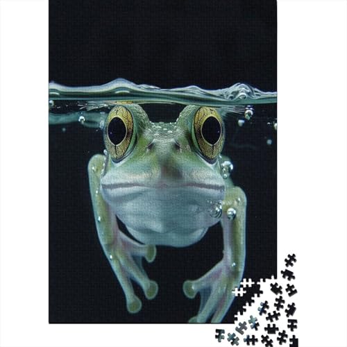 Frosch Puzzle 1000 Teile für Erwachsene, 1000 Teile für Erwachsene, anspruchsvolles Puzzlespiel für Männer und Frauen, 1000 Teile (75 x 50 cm) von NGCZL9FGD