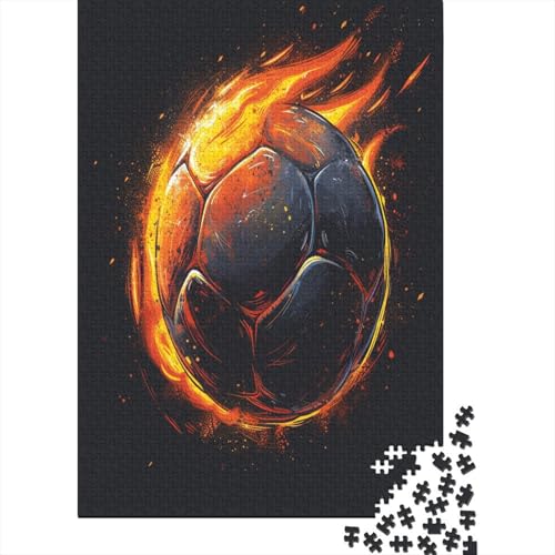 Fußball-Puzzles für Erwachsene, 1000 Teile, Lernspielzeug, Kunstwerk, Puzzlespiel für Erwachsene, 1000 Teile, 1000 Stück (75 x 50 cm) von NGCZL9FGD