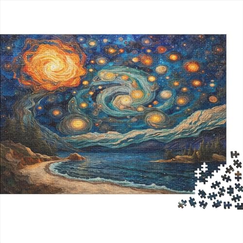 Night Sky Educa Adult 1000 Puzzle 1000 Karton Puzzle Educa Genuini Puzzle für Erwachsene und Jugendliche Puzzles-Liebhaber 1000 Stück (75 x 50 cm) von NGCZL9FGD