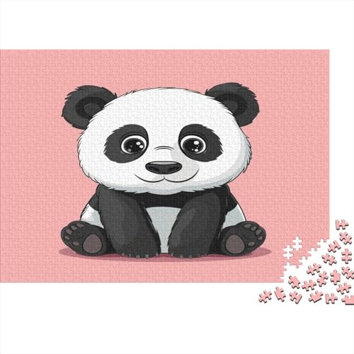 Panda Puzzle Erwachsene 1000 Teile anspruchsvolle Puzzlespiele Rätsel unmöglich Geschenkidee für Erwachsene Wanddekoration des Rahmens 1000 Stück (75 x 50 cm) von NGCZL9FGD