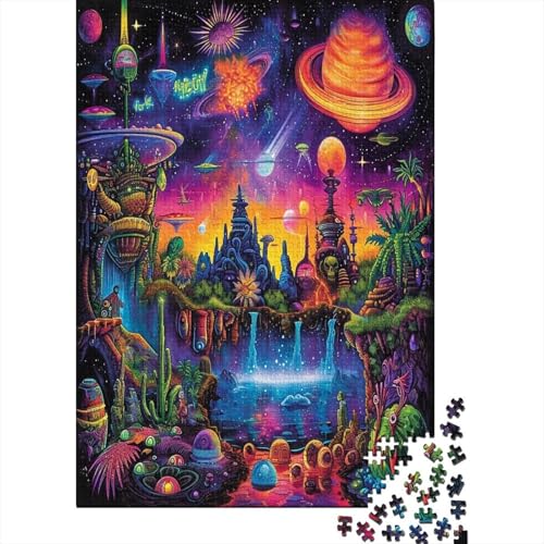 Planetaaa der Träume Puzzle, 1000 Teile, mehrfarbig, Intelligenzpuzzle, Geschenk für Jugendliche und Erwachsene, für Liebhaber oder Freunde, 1000 Stück (75 x 50 cm) von NGCZL9FGD