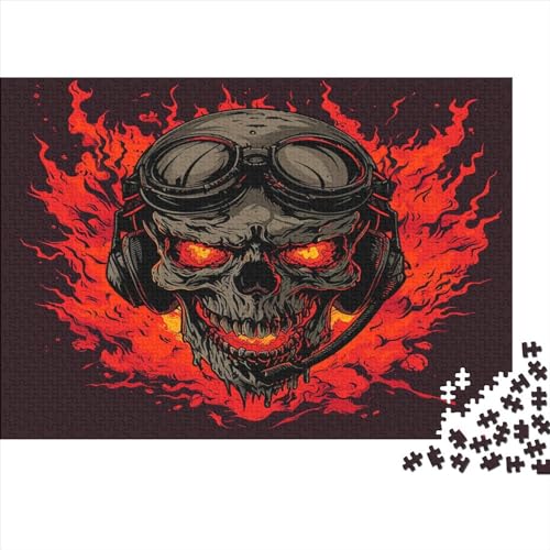 Skull Erwachsene Puzzle 1000 Teile Nachhaltiges Lernpuzzle Für Erwachsene Spielzeug Für Geschenk Alle Erwachsenen Puzzle 1000 Teile 1000 Teile (75x50cm) von NGCZL9FGD