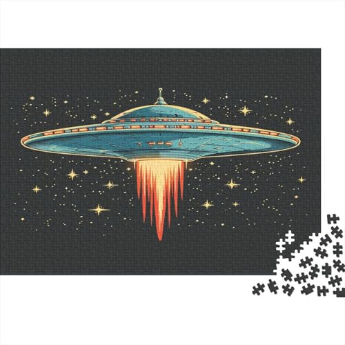 UFO Puzzle für Erwachsene 1000 Teile Lernspaß 1000 Teile Puzzle für Erwachsene geeignet für Erwachsene anspruchsvolles Puzzlespiel 1000 Stück (75 x 50 cm) von NGCZL9FGD