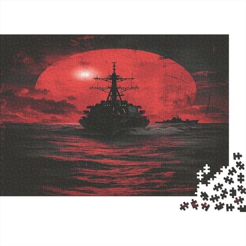 Warship Erwachsene Puzzle 1000 Teile Nachhaltiges Lernpuzzle Für Erwachsene Spielzeug Für Geschenk Alle Erwachsenen Puzzle 1000 Teile 1000 Stück (75x50cm) von NGCZL9FGD