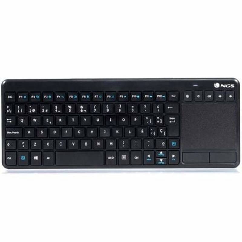 Drahtlose Tastatur NGS NGS-KEYBOARD-0240 Schwarz von NGS