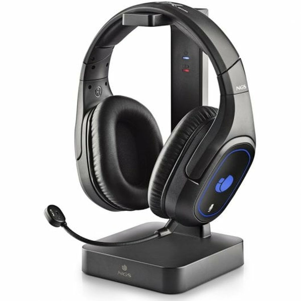 Gaming Headset mit Mikrofon NGS GHX-600 Schwarz von NGS