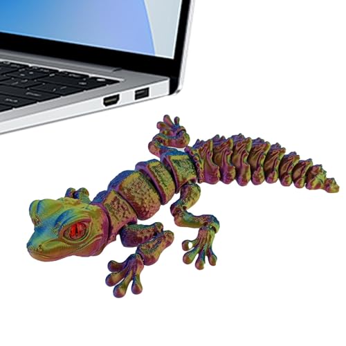 3D Printed Animals-Spielzeug, 3D Print Lizard - 3D-Druck Spielzeug - Voll artikuliert, 3D-Druck Tierskulpturenspielzeug - 3D gedruckt Lizard Fidget Spielzeug, Executive Schreibtisch & Home von NGUMMS