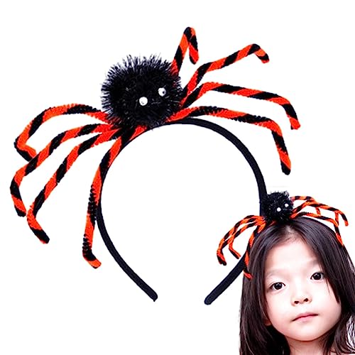 Cosplay Spinne Zubehör,Halloween Spinne Stirnband für Strank | Auffällige Kleid-Accessoires mit Spinnendesign für Versammlungen, Partys und Paraden von NGUMMS