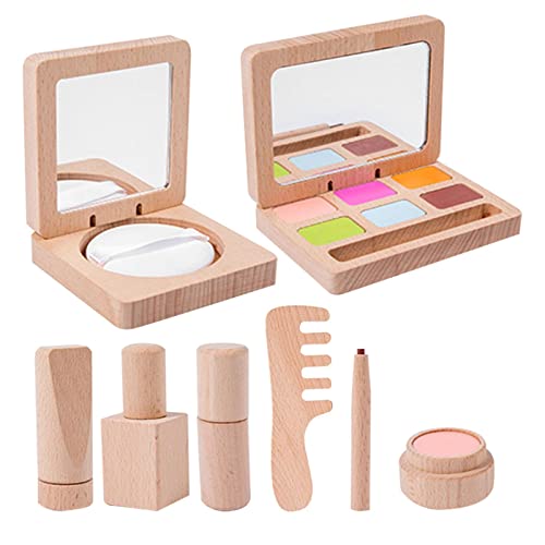 Make-up-Kit aus für Kinder, Kinder Kosmetik Pretend Kit, Lippenstift, Nagellack, Foundation, Kleidung Spielzeug für Augenbrauenstift für Mädchen 3-8 Jahre alt von NGUMMS