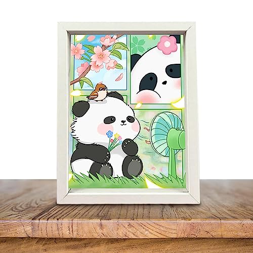 Panda Puzzle | 3D Lernen Bildungsspiel,Kleinkind Puzzle, Heimtextilien, Bilderrahmendesign, Lernspiel für Wand, Fenster von NGUMMS