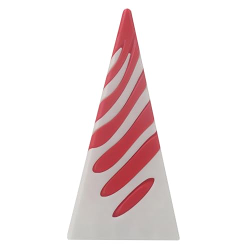 NHJGYSDY 3D-gedrucktes Spiralkegel-Spielzeug, Stressabbau, unmögliche Pyramiden-Passthrough-Skulptur, Mini-Vortex-Faden-Illusion, Pass-Through-Pyramide, Zappelspielzeug, Geschenke für Kinder von NHJGYSDY