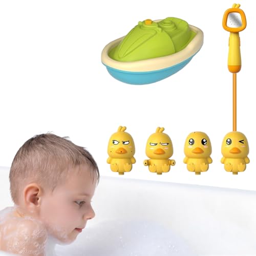 NHJGYSDY Baby Badespielzeug, Ente elektrisches Badewannenspielzeug mit Duschkopf, Baby Duschkopf Kleinkind Badespaß, Baby Wasserspielzeug Badewannenspielzeug for Kleinkind Geschenke von NHJGYSDY