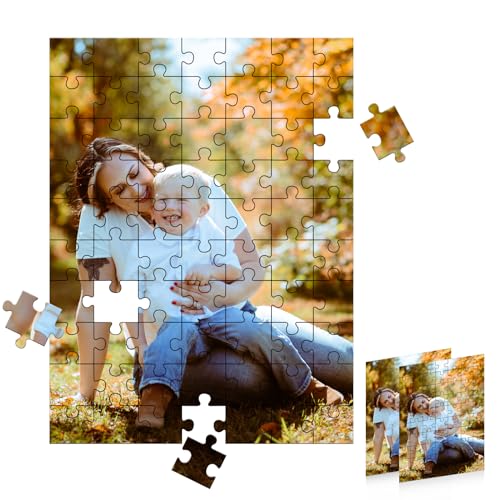 Personalisiertes Puzzle mit eigenem Bild Foto-Puzzle 20-1500 Teile individuelles Puzzle für Erwachsene und Kinder Benutzerdefiniert Puzzle Geburtstage, Muttertag, Valentinstag & Hochzeiten von NIBESSER