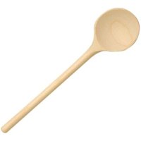 NIC 530535 Holzlöffel 18 cm rund/ungelocht von NIC SPIEL+ART