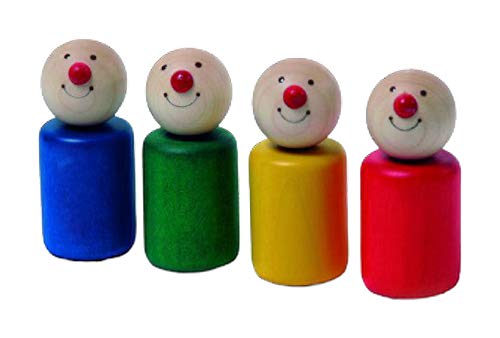 NIC 1803 Little Men Pico 4 Pieces Spielzeug für Babys und frühe Kindheit, Mehrfarbig von NIC