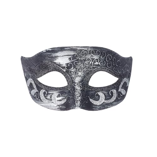 NICENEEDED Schwarze Maskerademaske, Venezianische Partymaske, Halloween-Kostümmaske, Karnevalsmasken Für Cosplay-Kostümdekoration von NICENEEDED