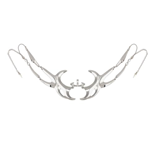 NICENEEDED Steampunk-Cyborg-Maske Aus Metall, Cyberpunk-Maskerade-Maske, Mechanische Maske Unregelmäßige Gothic Steam Halbmaske Gesichtsbekleidung Zubehör Halloween NICENEEDED Steampunk-Cyborg-Maske Aus Metall, Cyberpunk-Maskerade-Maske, Mechanische Maske Unregelmäßige Gothic Steam Halbmaske Gesichtsbekleidung Zubehör Halloween von NICENEEDED