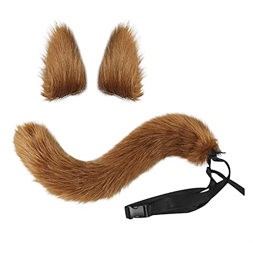 Halloween Kostümsets Plüsch Katzenohren Katzenschwanz Cosplay Party Haarband Haarreif Haarspange Headwear Anime Fancy Dress Requisiten Fasching Karneval Masquerade Stirnband Haarnadel Haarschmuck von NICEYEA