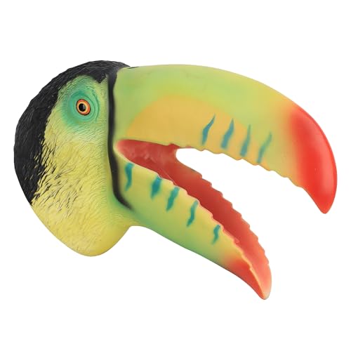 Realistische Tukan Handpuppe Kopf – Interaktives Lernspielzeug & Wissenschaftsmodell für Kinder & Erwachsene – Grün oder Orange – 23x23x10cm Realistische Tukan Handpuppe Kopf – Interaktives Lernspielzeug & Wissenschaftsmodell für Kinder & Erwachsene – Grün oder Orange – 23x23x10cm von NICEYEA