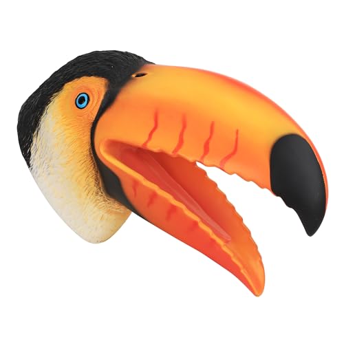 Realistische Tukan Handpuppe Kopf – Interaktives Lernspielzeug & Wissenschaftsmodell für Kinder & Erwachsene – Grün oder Orange – 23x23x10cm Realistische Tukan Handpuppe Kopf – Interaktives Lernspielzeug & Wissenschaftsmodell für Kinder & Erwachsene – Grün oder Orange – 23x23x10cm von NICEYEA