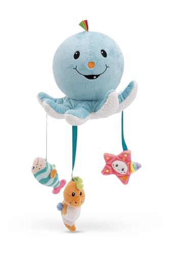 Badekuscheltier Oktopus Octily 18x14cm inkl. 3 Spielfiguren in Geschenkbox 23,5x17x13,5cm blau - Spieltier mit Greif Elementen - Babyspielzeug für die Badewanne zum Greifen & Spielen - 61345 Badekuscheltier Oktopus Octily 18x14cm inkl. 3 Spielfiguren in Geschenkbox 23,5x17x13,5cm blau - Spieltier mit Greif Elementen - Babyspielzeug für die Badewanne zum Greifen & Spielen - 61345 von NICI