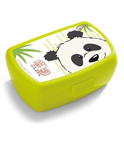 Brotzeitdose "Panda" / Brotdose / Lunchbox / Größe: ca.12x17x7cm von NICI