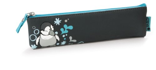 NICI 33201 - Mäppchen flach Sponge Pinguin, hellgrau von NICI