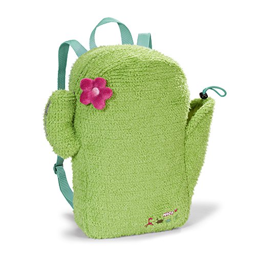 Nici 38640 - Kaktus Rucksack mit verstellbaren Rückengurten und Einer Schlaufe zum Aufhängen, 39 x 39 x 8 cm von NICI