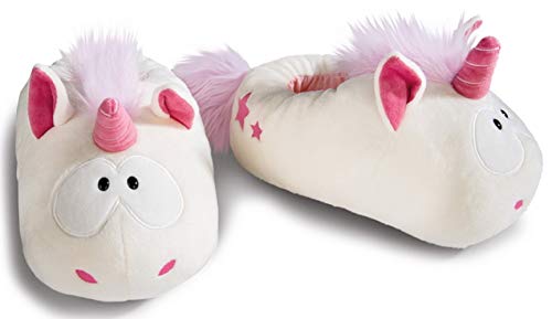 NICI 40969.0 - Einhorn Theodor & Friends Hausschuhe Theodor figürlich, Größe 34-37 cm (M), Rosa von NICI