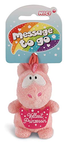 NICI 42733, 8 cm Anhänger Einhorn Merry Heart Vollzeit Prinzessin, rosa von NICI