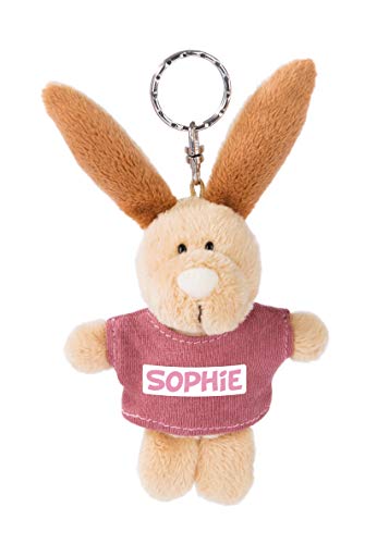 NICI 44661 Schlüsselanhänger Hase mit T-Shirt Sophie 10cm, beige von NICI