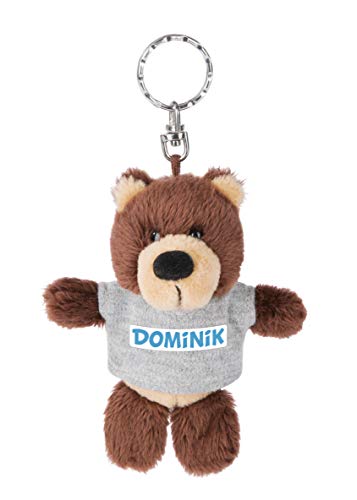 NICI 44671 Schlüsselanhänger Bär mit T-Shirt Dominik 10cm von NICI