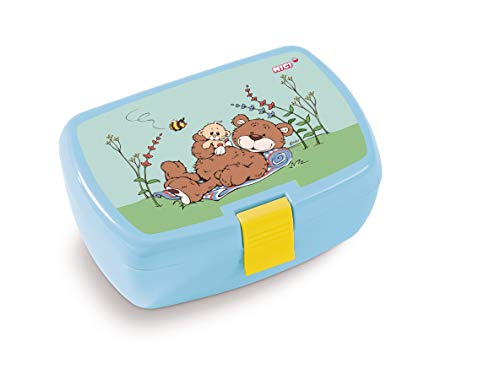 NICI 45444 Brotdose, Classic Bear, 18x12,5x6,5cm, Blau von NICI