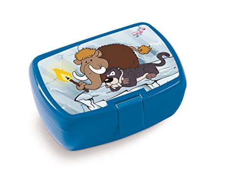 NICI 45462 Brotdose, Stone Age Friends, 18x12,5x6,5cm, blau von NICI