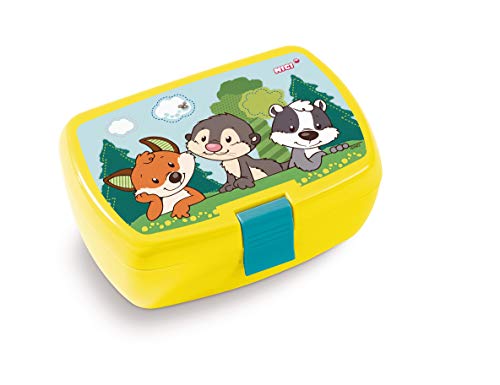 NICI 45464 Brotdose, Forest Friends, 18x12,5x6,5cm, gelb von NICI