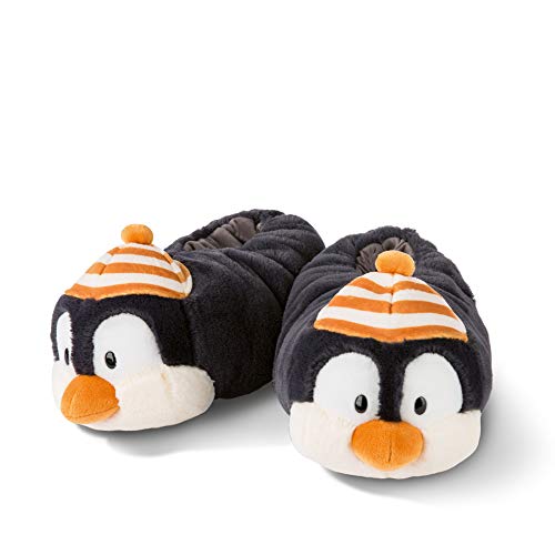 NICI 45746 NICI Hauschuhe Pinguin Peppi Gr. 38-41 – Plüsch-Hauschuhe rutschfest – Warme Kuscheltier Hausschuhe Winter für Jungen und Mädchen – Tier-Schuhe mit Anti-Rutsch Sohle – Slippers von NICI