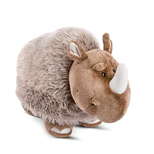 NICI 46650 Kuscheltier Wollnashorn Ellinor 32cm stehend – Plüschtier für Mädchen, Jungen & Babys – Flauschiges Stofftier zum Spielen, Sammeln & Kuscheln – Gemütliches Schmusetier, BRAUN/GRAU, 32 cm von NICI