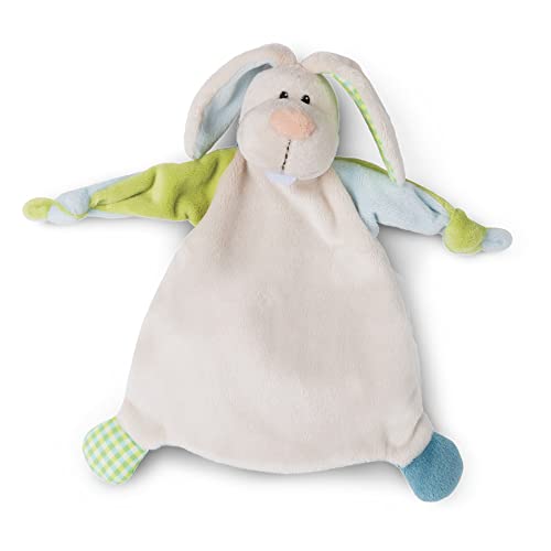 NICI 47129 Hase 25x25 cm ab 0+ Monaten – Kuscheltuch für Babys & Kleinkinder – Baby Kuscheltier/Schnuffeltuch – Schmusetuch für Mädchen & Jungen von NICI