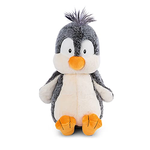 NICI 47266 Kuscheltier 75cm – Pinguin Plüschtier für Mädchen, Jungen & Babys – Flauschiges Stofftier zum Kuscheln & Spielen – Kuscheliges Schmusetier der Winter Kollektion, grau/weiß, 75 cm von NICI