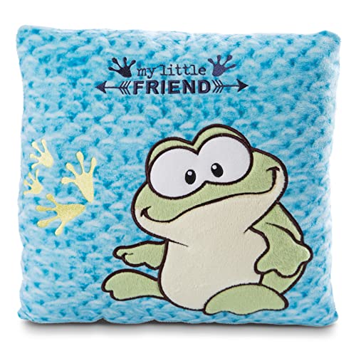 NICI 47616 Kissen Frosch My Little Friend 25x25cm Plüsch Classic, Grün von NICI