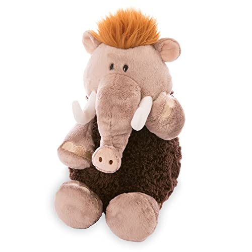 NICI Kuscheltier Mammut Elke 35 cm – Plüschtier Mammut für Mädchen, Jungen & Babys – Flauschiges Stofftier zum Spielen, Sammeln & Kuscheln – Gemütliches Schmusetier, Braun von NICI