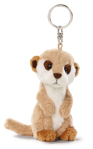 NICI 47862 Meerkat Keyring 10 cm Cartoon Brown Tier Schlüsselanhänger Erdmännchen 10cm, BRAUN von NICI