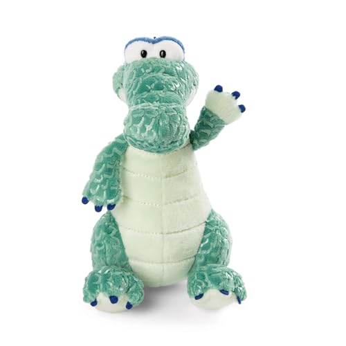 NICI Kuscheltier Krokodil Croco McDile 21cm – Nachhaltiges Plüschtier Krokodil für Mädchen, Jungen & Babys – Flauschiges Stofftier Krokodil zum Kuscheln & Spielen – Schmusetier der Wild Friends von NICI