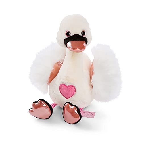 NICI Kuscheltier Love Schwan 35 cm weiß I Plüschtier für Mädchen, Jungen & Babys I Flauschiges Stofftier zum Kuscheln, Spielen & Schlafen – 48268 von NICI