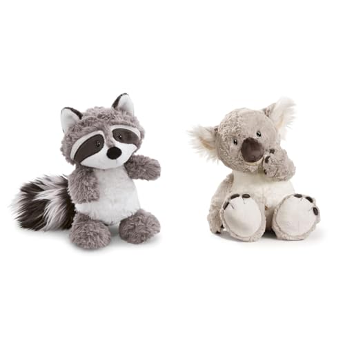 NICI 48394 Kuscheltier 25 cm Plüschtier & 48391 Kuscheltier 25 cm Plüschtier für Mädchen, Jungen & Babys – Flauschiger Stofftier Koala zum Spielen, Sammeln & Kuscheln – Gemütliches Schmusetier, grau von NICI